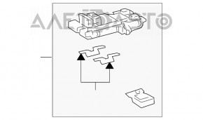 Блок реле ВВБ Lexus RX400h 06-09