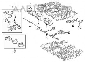 Verificarea bateriei Toyota Camry v50 12-14 hibrid SUA