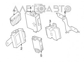 Modulul de control al caroseriei BCM Mazda 6 13-21