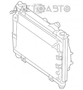 Radiatorul de răcire a invertorului pentru Lexus GS450h 06-11