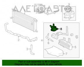 Pompa de răcire a invertorului pentru Lexus RX450h 10-15