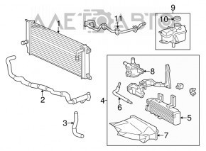 Pompa de răcire a invertorului pentru Lexus RX450h 10-15