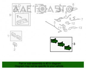 Ventilatorul de răcire VVB al centrului Lexus RX450h 10-15