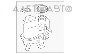 Расширительный бачок инвертора Toyota Camry v50 12-14 hybrid usa с крышкой