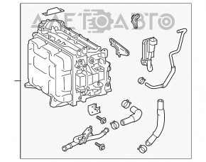 Inversorul Toyota Highlander 11-13 hibrid