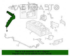 Conducta de aerisire a sistemului de răcire pentru Lexus ES300h 13-18