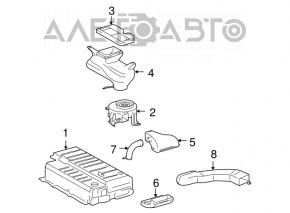 Conducta de aer Toyota Camry V40 hibrid tip 2