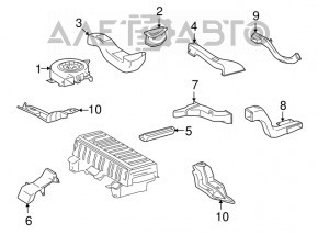 Воздуховод батареи Lexus GS450h 07-11 №2