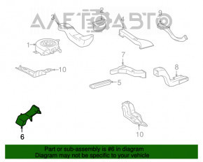 Conducta radiatorului pentru Lexus GS450h 07-11, nr. 5