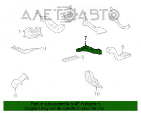 Воздуховод батареи Lexus GS450h 07-11 №4