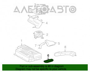 Conductă de aer pentru Toyota Camry V40 hibrid tip 1.