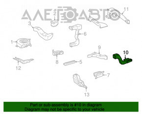 Conducta radiatorului pentru Lexus GS450h 07-11 Nr. 6