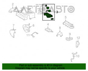 Blocul de relee VVB Toyota Camry v40 hibrid