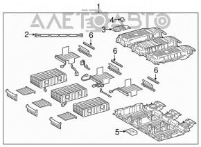 Baterie de acumulator VVB asamblată pentru Toyota Highlander 14-