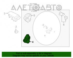 Butoanele de control de pe volanul Ford Explorer 16-19