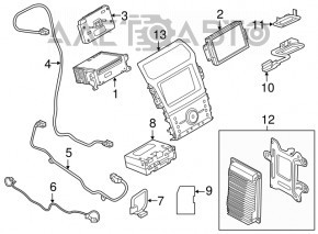 Monitor, display, navigație Ford Explorer 16-19 retrofit