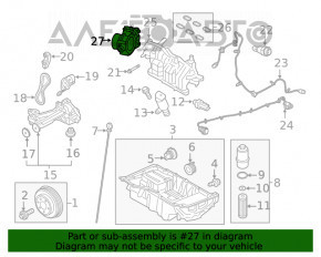 Supapa de accelerație Ford Mustang mk6 15- 2.3T