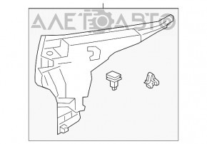 Capac spate stânga superioară Mazda 6 13-17 gri.