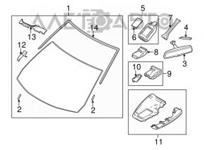 Sistemul Pre-Crash cu senzor laser pentru Mazda 6 13-21