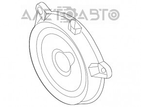 Difuzor ușă spate dreapta Mazda 3 14-18 BM Bose