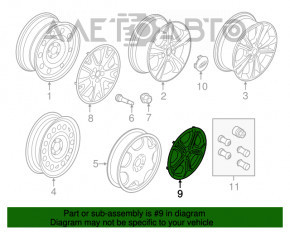 Capac roată R17 Ford Escape MK3 13-19 tip3