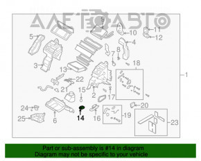 Клапан печки кондиционера Mazda CX-7 06-09