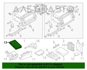 Navigation Card Reader Mazda 6 13-21