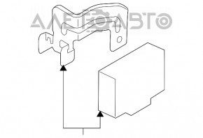 MODUL DE BLOCARE A FURIEI DE CONTROL ALARMA MAZDA 6 02-08