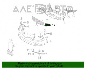 Capacul farului de ceata dreapta Mazda6 03-08