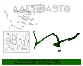 Clemă baterie plus Mazda 6 13-21 tip 1