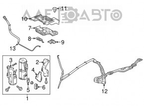 Clemă baterie plus Mazda 6 13-21 tip 1