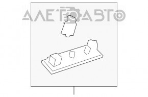 Capac spate stânga superioară Ford Focus mk3 11-18 gri.