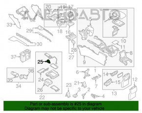 Кнопка SPORT Mazda CX-5 17- полез хром