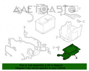 Suportul carcasei bateriei Ford Ecosport 18-22