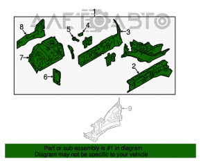 Partea din față stânga Ford Ecosport 18-22