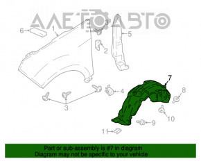 Aripa fata stanga Ford Ecosport 18-22