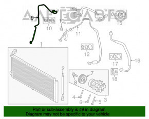 Bobina de aer condiționat Ford Ecosport 18-22 2.0