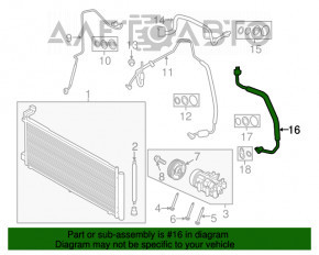 Compresorul de aer condiționat și încălzire pentru Ford Ecosport 18-22 2.0, prima versiune.