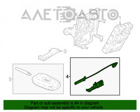 Антенна keyless Ford Ecosport 18-22