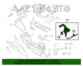 Maneta frânei de mână pentru Ford Ecosport 18-22 SES, Titanium