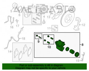 Suport dreapta față Ford Ecosport 18-22