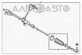 Рейка рулевая Ford Ecosport 18-19 AWD, топляк