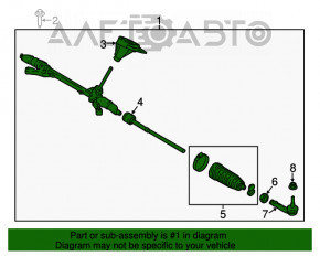 Bară de direcție Ford Ecosport 18-19 FWD