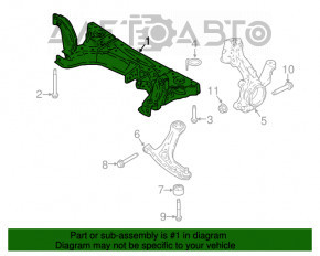 Подрамник передний Ford Ecosport 18-22 2.0