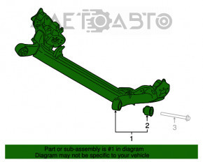 Балка задняя Ford Ecosport 18-21 FWD