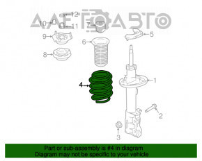 Arcul frontal stânga Ford Ecosport 18-22 2.0