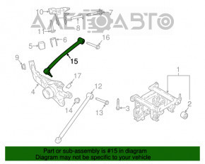 Maneta transversală spate dreapta superioară Ford Ecosport 18-22 AWD