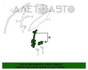 Geam electric cu motor fata dreapta Ford Ecosport 18-22