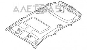 Tapiserie tavan Ford Ecosport 18-22 fără panoramic, gri, de curățat chimic