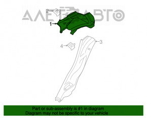 Capac spate dreapta superioara Ford Ecosport 18-19 gri